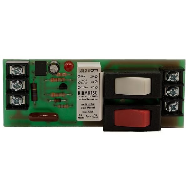 Track Mount Relay, 15A, SPDT, Functional Devices-Rib, Mfr#: RIBMU1SC