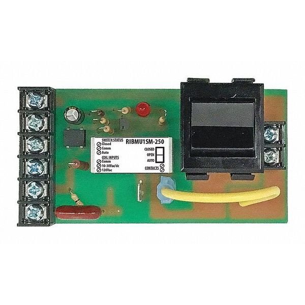 Track Mount Relay, 15A, SPST, Functional Devices-Rib, Mfr#: RIBMU1SM-250