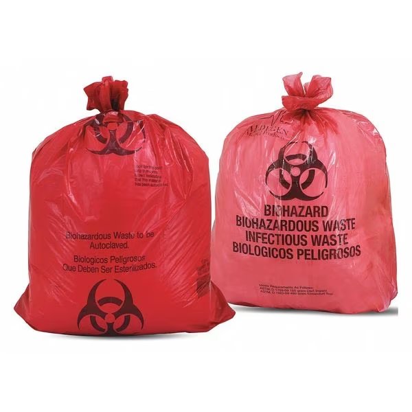 Biohazard Bag, 33x39, 1.2mL, Red, PK250, Medegen Medical Products, Mfr#: F118