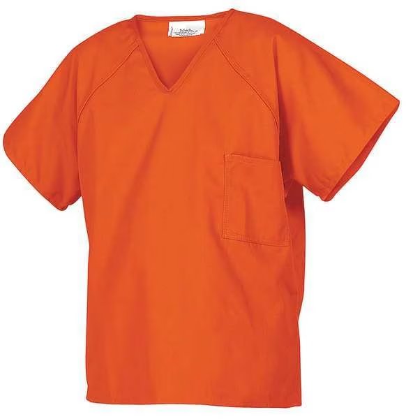 Inmate Shrt, Orange, 65 per PET/35 Ctn, 2XL, Cortech, Mfr#: COR1159