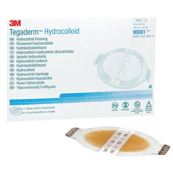 Tgdrm Hydroclloid Dressing 90001, 10, PK20, 3M, Mfr#: 90001