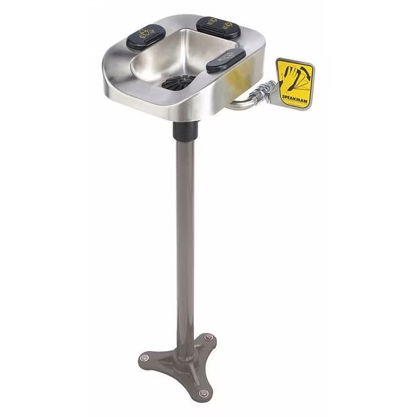 Pedestal-Mounted Eyewash Station, Speakman, Mfr#: SE-1155