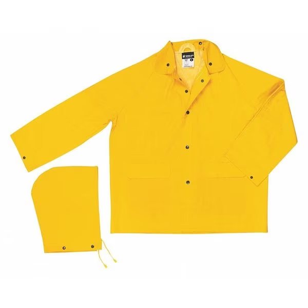 Classic .35Mm PVC Poly Jacket Yellow, M, Mcr Safety, Mfr#: 200JM