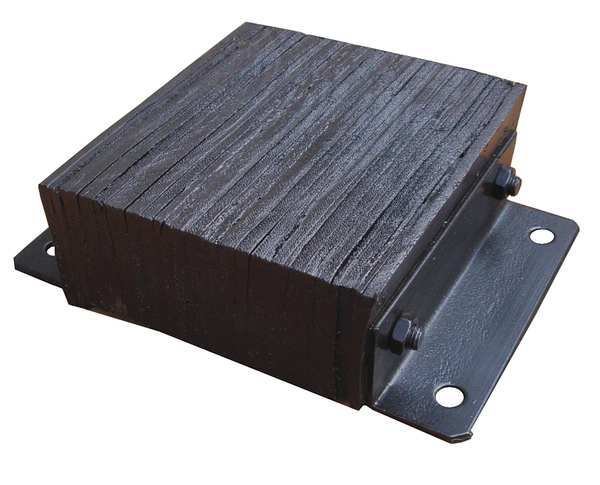 Dock Bumper, 12x4-1/2x16 In., Rubber, EnjoyTool Select, Mfr#: 26W574