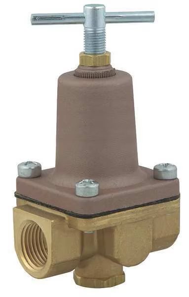 Pressure Regulator, 1/4 In, 10 to 125 psi, Watts, Mfr#: 1/4 LF26A 10-125