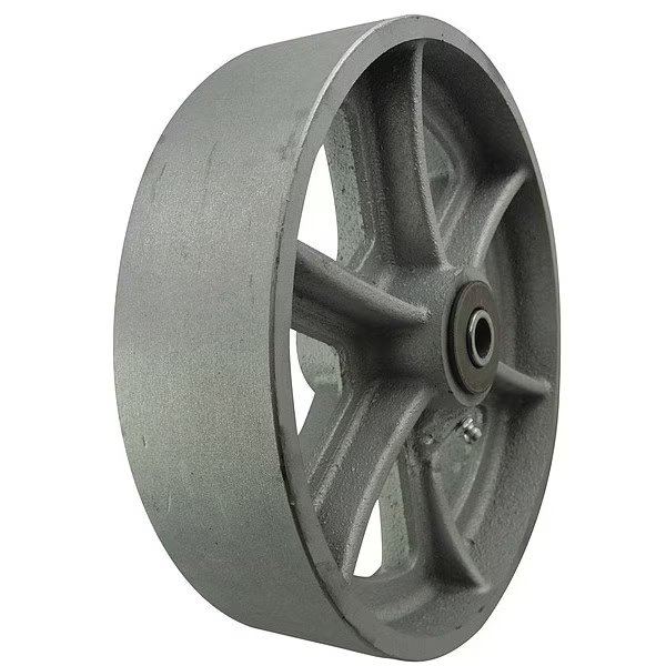 Caster Wheel, Cast Iron, 8 in., 1800 lb., EnjoyTool Select, Mfr#: 26Y441