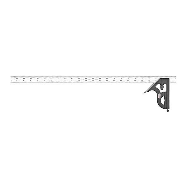 Combination Square, Starrett, Mfr#: 11H-24-4R