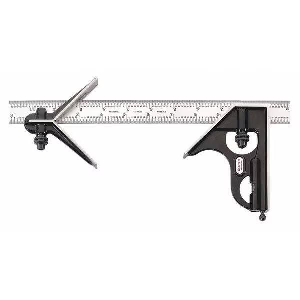 Combination Square, Starrett, Mfr#: C33HC-12-4R
