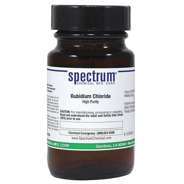 Rubidium Chloride, High Purity, 100g, Spectrum, Mfr#: R1050-100GM06