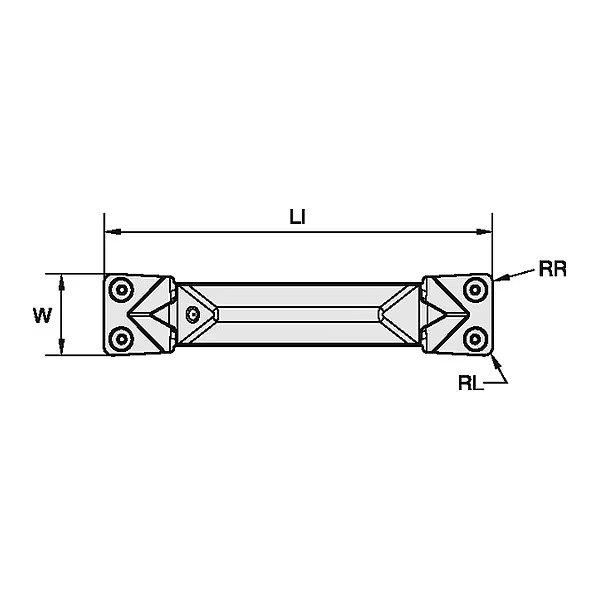 Grooving/Parting Insert, WMT-U-PH, Carbide, Widia, Mfr#: WMTS605M6U06PH