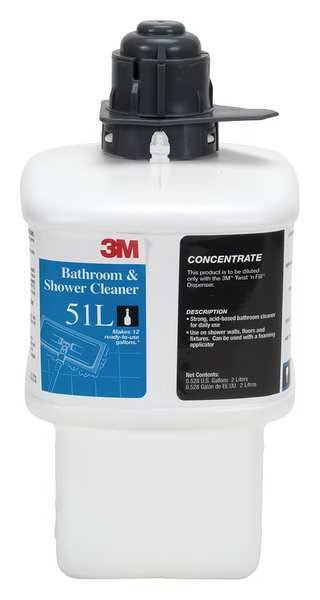 Bathroom Cleaner, 2L Bottle, 3M, Mfr#: 51L