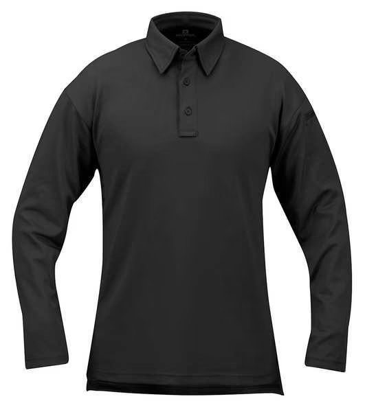 Tactical Polo, M, Long Sleeve, Black, Propper, Mfr#: F531572001M