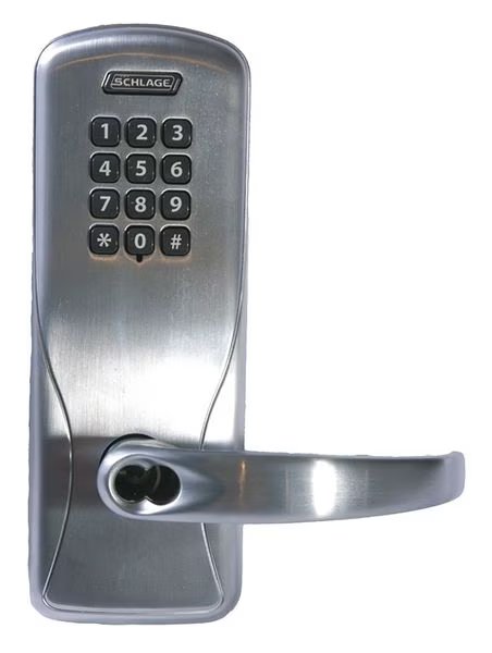 Keypad Cylindrical Lock, Schlage Electronics, Mfr#: CO100CY70 KP SPA 626 BD