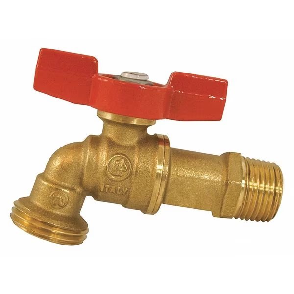 Forged Brass Hose Bibb, 1/2", Jones Stephens, Mfr#: B60950