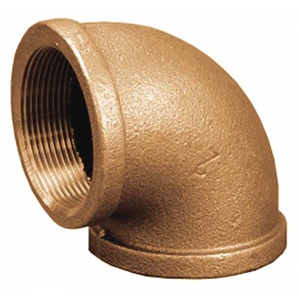 Bronze Elbow, Lead Free, 1", 90 deg., Jones Stephens, Mfr#: B74006LF