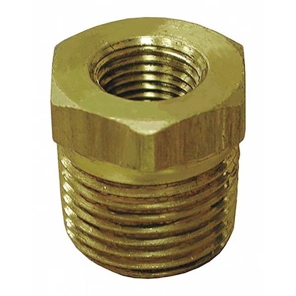 Bronze Hex Bushing, 3/4"x1/2", No Lead, Jones Stephens, Mfr#: B74209LF