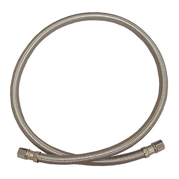 Icemaker Connector, 60", Flex 1/4"OD, SS, Jones Stephens, Mfr#: S04231