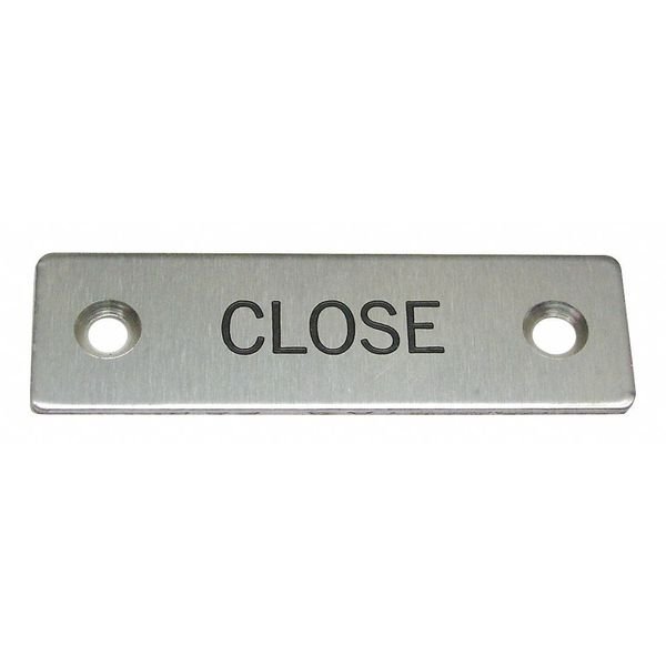 Standard Legend Plate, Close, Rees, Mfr#: 09001012