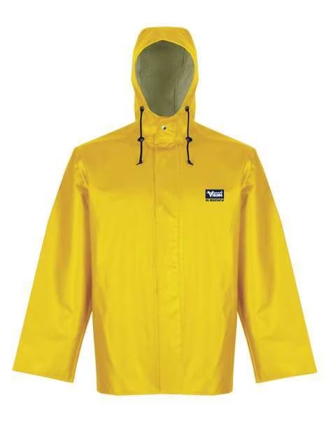 Viking Journeyman PVC Hood Jacket Yel, Viking, Mfr#: 5125J-XXL