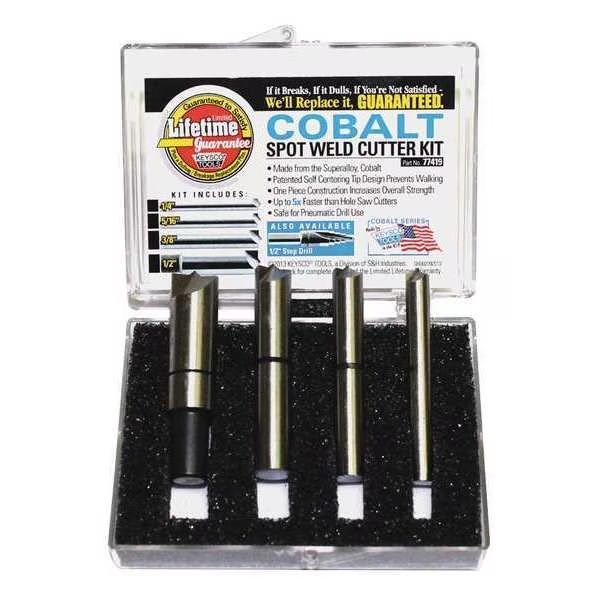Spot Weld Cutter Set, Standard, Keysco Tools, Mfr#: 77419