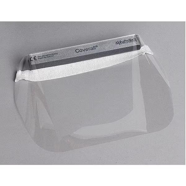 Critical Cover Coverall Disposable Faceshield Assembly, PK100, Alpha Pro Tech, Mfr#: 2807