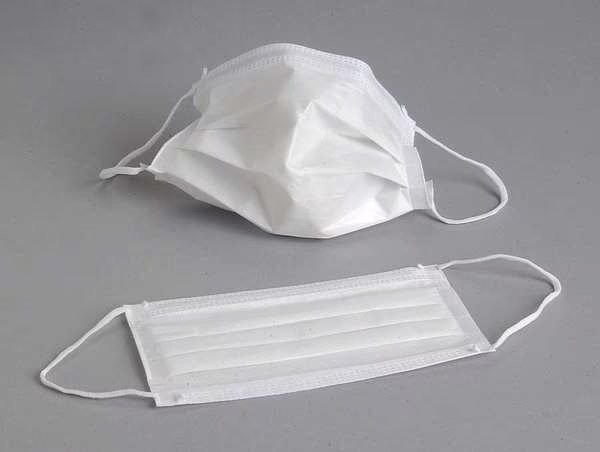 Disposable Procedural Face Mask, Universal, White, 500PK, Alpha Pro Tech, Mfr#: 9010