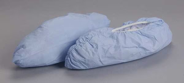 Critical Cover® AquaTrak® Shoe Covers, Fluid Resistant, 2XL, Blue, PK150, Alpha Pro Tech, Mfr#: SH-91184-B