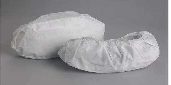 Critical Cover® MaxGrip® Shoe Covers, Anti-Skid Sole, XL, White, PK200, Alpha Pro Tech, Mfr#: SH-E1W13-BH