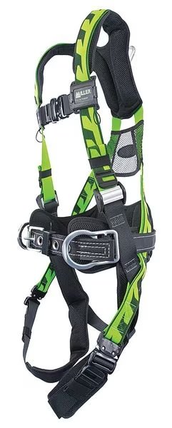 Full Body Harness, L/XL, Polyester, Honeywell Miller, Mfr#: ACA-QC-BDP/UGN