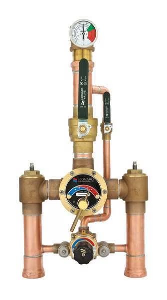 Mixing Valve, Lead Free Bronze, 145 gpm, Leonard Valve, Mfr#: TM-2020B-LF-DT-RF