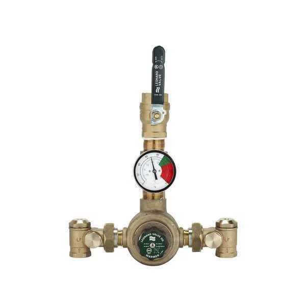 Mixing Valve, Lead Free Bronze, 39 gpm, Leonard Valve, Mfr#: XL-82-LF-BDT