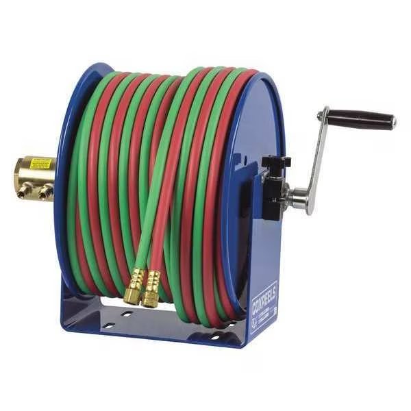 Welding Hand Crank Hose Reel 1/4In., Coxreels, Mfr#: 117W-1-200