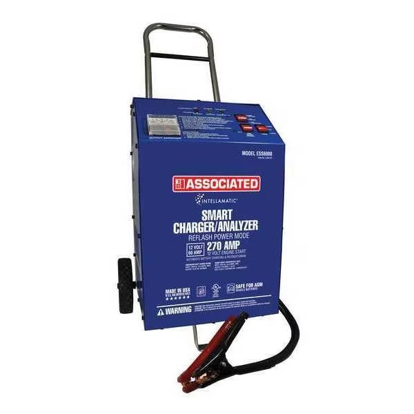 Battery Charger, Automatic Boosting, Charging, Maintaining For Batt. Volt.: 6, 12, Associated Equipment, Mfr#: ESS6008