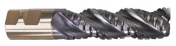 3-Flute PM+™ HSS-E CrnRad CC Special Profile Roughing EM CTD PM-538R-TC TiCN 3/4x3/4x3x5-1/4x0.06CR, Cleveland, Mfr#: C40036