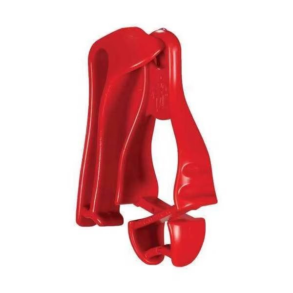 Glove Clip, Red, 4 In., Squids By Ergodyne, Mfr#: 3405