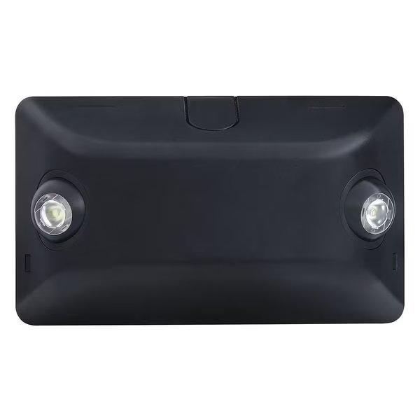 Led Emerg Unit Damplisted, Blk Fnsh, 2Head, Dual-Lite, Mfr#: EV2DB