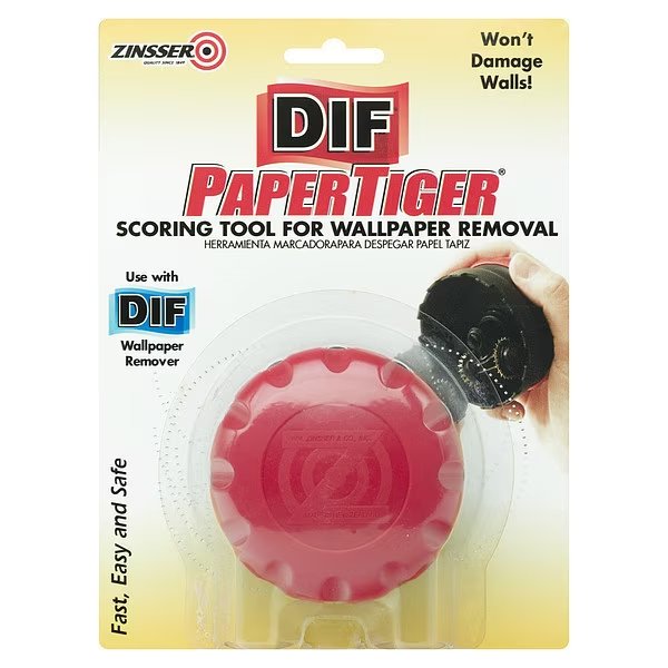 Wallpaper Removal Scoring Tool, 6 in L, Zinsser, Mfr#: 2966