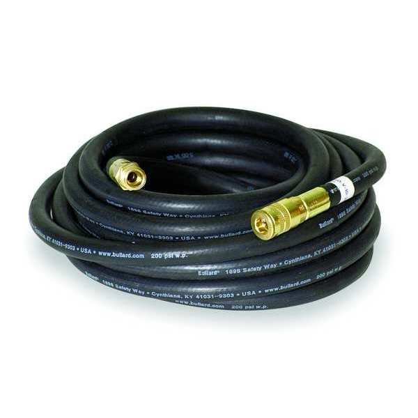 Airline Hose, 50 ft., Rubber, 3/8 In. Dia., Bullard, Mfr#: 469650