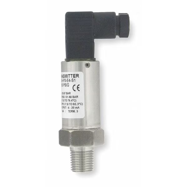 Pressure Transducer, 0 to 50 PSI, +/-1Pct, Dwyer Instruments, Mfr#: 628-09-GH-P1-E4-S1