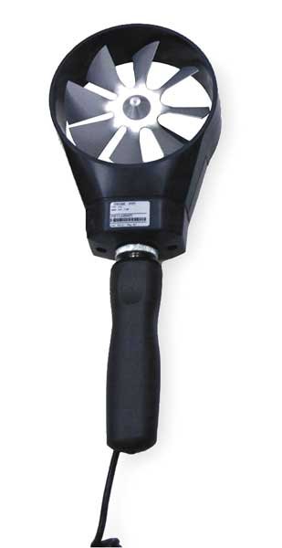 Air Velocity Probe, 4 In Vane With Temp, Tsi Alnor, Mfr#: 995