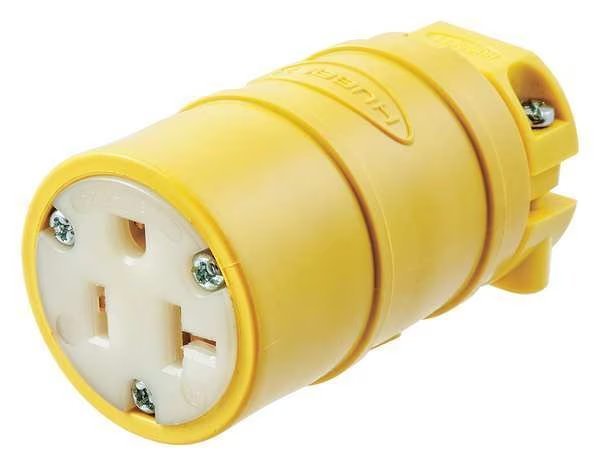 Straight Blade Connector, 5-20R, 20A, 125V, Hubbell, Mfr#: HBL1533