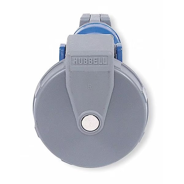 IEC Pin and Sleeve Connector, 60A, 250V, Hubbell, Mfr#: HBL460C9W