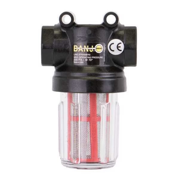 T-Line Strainer, 1/2", 595 Microns, Banjo, Mfr#: LSTM050-30C