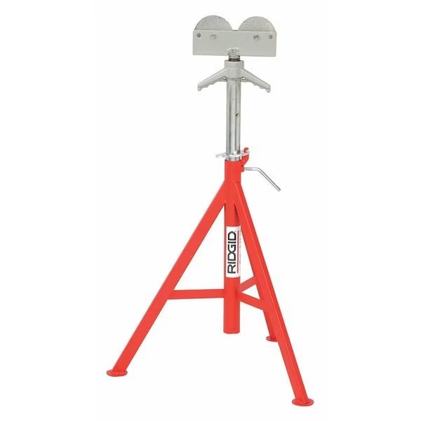 Roller Head Pipe Stand, 1/8 to 12 In., Ridgid, Mfr#: RJ-99