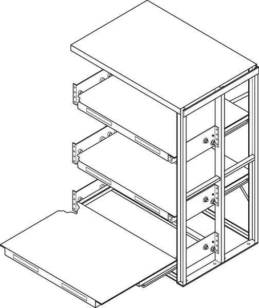 Roll Out Shelving, 48