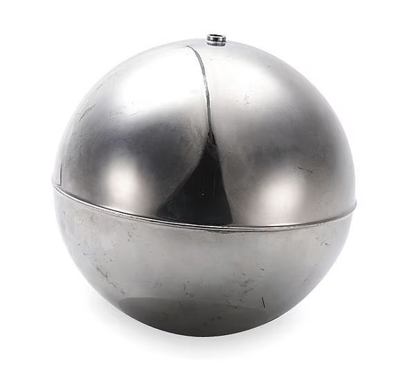 Float Ball, Round Shape, 8" dia., 43.00 oz., Naugatuck, Mfr#: GR80S4141B