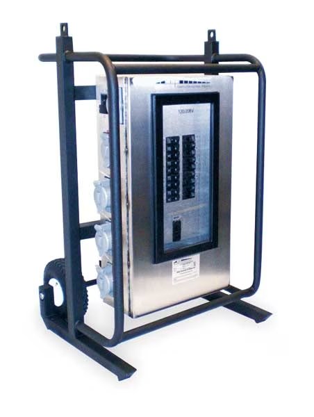 Power Distribution Cart, 200 AC, (2)L6-30R, Southwire, Mfr#: 6220CC