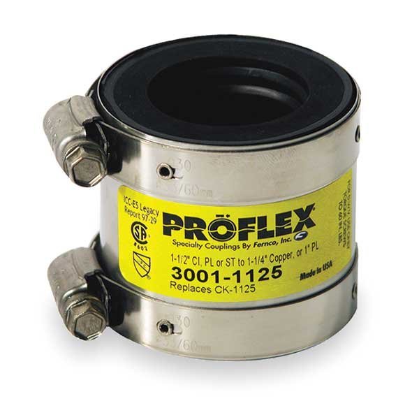 Shielded Coupling, For Pipe Size 1-1/2x1