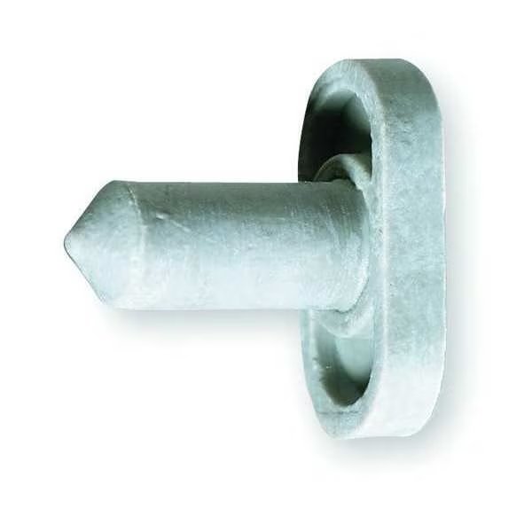 Door Silencer, Rubber, Gray, 3/4