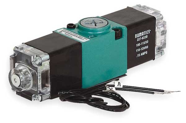 Solenoid Air Control Valve, 110/120VAC, Numatics, Mfr#: 11DSA400O000030